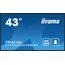 iiyama LH4365UHSB-B1 Signage-Display Kiosk-Design 108 cm (42.5") LED WLAN 800 cd/m² 4K Ultra HD Schwarz Eingebauter Prozessor Android 11 24/7, 2 image