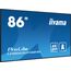 iiyama LH8665UHSB-B1 Signage-Display Kiosk-Design 2,18 m (86") LED WLAN 800 cd/m² 4K Ultra HD Schwarz Eingebauter Prozessor Android 11 24/7, 4 image