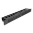 DeLOCK 19″ Kabelmanagement Rangierpanel mit Bürste und 2 Öffnungen 1 HE schwarz, 2 image