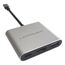LC-Power LC-HUB-C-MULTI-4-V2 Schnittstellen-Hub USB Typ-C 5000 Mbit/s Silber, Schwarz