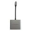 LC-Power LC-HUB-C-MULTI-4-V2 Schnittstellen-Hub USB Typ-C 5000 Mbit/s Silber, Schwarz, 4 image