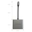 LC-Power LC-HUB-C-MULTI-4-V2 Schnittstellen-Hub USB Typ-C 5000 Mbit/s Silber, Schwarz, 5 image