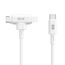 HYPER HyperJuice USB Kabel USB 2.0 1,5 m USB C USB C/Lightning 60 W Weiß