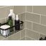 TESA ALUXX BLACK Aluminium Wand-montiert Duschkorb, 4 image