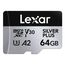 Lexar Professional SILVER PLUS 64 GB MicroSDXC UHS-I, Kapazität: 64 GB