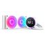 NZXT Kraken Elite 240 RGB Prozessor All-in-One-Flüssigkeitskühler 12 cm Weiß 1 Stück(e), Farbe: Weiß