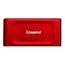 Kingston Technology 1TB Externe SSD XS1000 USB 3.2 Gen 2, Rot, Farbe: Rot, Kapazität: 1 TB