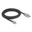 DeLOCK Mini DisplayPort zu DisplayPort Kabel 8K 60 Hz 3 m grau Metall ohne Einrastfunktion, Farbe: Grau, Länge: 3 m
