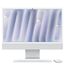 Apple iMac Apple M M4 59,7 cm (23.5") 4480 x 2520 Pixel All-in-One-PC 16 GB 512 GB SSD macOS Sequoia Wi-Fi 6E (802.11ax) Silber, Farbe: Silber, Kapazität: 512 GB, Arbeitsspeicher: 16 GB