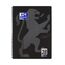 Oxford 400121610 Notizbuch A4+ 160 Blätter Schwarz, Grau