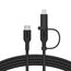 Belkin BoostCharge Pro USB Kabel USB 2.0 1,5 m USB C USB C/Lightning 0,48 Gbit/s 60 W Schwarz, 3 image