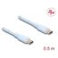 DeLOCK 81233 USB Kabel USB 2.0 0,5 m USB C 0,48 Gbit/s 60 W Blau, Farbe: Blau, Länge: 0,5 m, 2 image