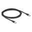 DeLOCK 81239 USB Kabel USB 2.0 2,5 m USB C 0,48 Gbit/s 60 W Schwarz, Farbe: Schwarz, Länge: 2,5 m