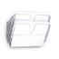 Durable FLEXIPLUS Prospektständer 2 Regale Transparent