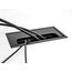 DeLOCK Kabeldurchführung für Tischeinbau mit Bürste 80 x 80 x 28 mm schwarz, 3 image