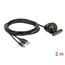 DeLOCK 85719 USB Kabel 2 m USB A Schwarz