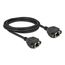 DeLOCK Netzwerk Verlängerungskabel S/FTP RJ45 Buchse zu RJ45 Buchse Cat.6A 2 m schwarz
