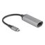 DeLOCK 81570 Kabeladapter USB Type-C RJ-45 Anthrazit