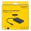 DeLOCK 64309 Videokabel-Adapter 0,2 m USB Typ-C HDMI + USB Type-C Schwarz, 2 image