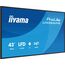 iiyama LH4364UHS-B1AG Signage-Display Digital Signage Flachbildschirm 109,2 cm (43") LED WLAN 500 cd/m² 4K Ultra HD Schwarz Eingebauter Prozessor Android 24/7, 4 image