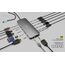 i-tec Metal USB-C Nano 3x Display Dock, 2x HDMI 1x USB-C video + Power Delivery 140W, 8 image