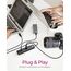 ICY BOX IB-HUB1737-C3, 7-Port USB 3.2 Gen 1 Hub, 3x USB Type-C®, 4x USB Type-A, Combo Hostanschluss, integriertes Kabel, Aluminium, black, 7 image