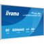 iiyama LH6581UHSG-1AG Signage-Display Digital Signage Flachbildschirm 163,8 cm (64.5") WLAN 500 cd/m² 4K Ultra HD Weiß Eingebauter Prozessor Android 24/7, 4 image