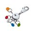 TROIKA Patent Colour Schlüsselkarabinerhaken Mehrfarbig, Silber, 2 image