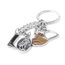 TROIKA KR13-17/CH Schlüsselring/Etui Schlüsselanhänger Schwarz, Braun, Silber, 4 image