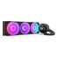 NZXT Kraken Elite 420 RGB Prozessor All-in-One-Flüssigkeitskühler 14 cm Schwarz 1 Stück(e), Farbe: Schwarz