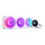 NZXT Kraken Elite 420 RGB Prozessor All-in-One-Flüssigkeitskühler 14 cm Weiß 1 Stück(e), Farbe: Weiß