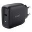 Trust Maxo USB-C-GaN-Ladegerät 45 W, Farbe: Schwarz