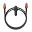 Urban Armor Gear Kevlar USB Kabel USB 2.0 1,5 m USB C 0,48 Gbit/s Schwarz, Orange, Farbe: Schwarz, Orange