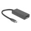 DeLOCK 64316 Videokabel-Adapter 0,15 m USB Typ-C HDMI + DisplayPort Grau