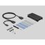 DeLOCK PCI Express x4 Karte zu 1 x intern NVMe M.2 Key M mit Kühlkörper und RGB LED Beleuchtung - Low Profile Formfaktor, 3 image