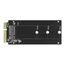 DeLOCK SATA 22 Pin Stecker zu M.2 Key B Slot Adapter, 2 image