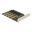 DeLOCK PCI Express x16 Karte zu 4 x intern NVMe M.2 Key M - Bifurcation, 2 image