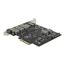 DeLOCK PCI Express x4 Karte zu 2 x USB Type-C + 3 x USB Typ-A - SuperSpeed USB 10 Gbps