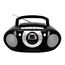 Soundmaster SCD5100SW Tragbares Stereosystem Analog 1 W FM Schwarz Playback MP3, 2 image