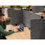 Durable EFFECT Foldable Felt Desk Divider 60% Recycled W1600 x H500mm Charcoal Grey - 313558 Schreibtisch-Trennwand Grau, 11 image
