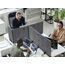 Durable EFFECT Foldable Felt Desk Divider 60% Recycled W1600 x H500mm Charcoal Grey - 313558 Schreibtisch-Trennwand Grau, 13 image