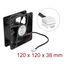 DeLOCK 67298 Computerkühlsystem Computergehäuse Ventilator 12 cm Schwarz 1 Stück(e), 3 image