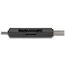 DeLOCK Card Reader USB 5 Gbps USB Type-C / Typ-A für SD und Micro SD Speicherkarten schwarz, 3 image