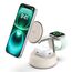 Belkin Qi2 Fitness tracker, Kopfhörer, Smartphone, Smartwatch Weiß USB Kabelloses Aufladen Schnellladung Drinnen, Farbe: Weiß