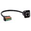 EXSYS EX-49161 Netzwerkkabel Schwarz 0,2 m Cat5e Rund, 2 image