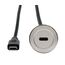 EXSYS EX-49183 USB Kabel USB 3.2 Gen 2 (3.1 Gen 2) 0,3 m USB C 10 Gbit/s 100 W Schwarz, Silber, Farbe: Schwarz, Silber, Länge: 0,3 m, 2 image