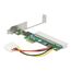DeLOCK Riser Karte PCI Express x1 zu 1 x PCI 32 Bit 5 V Slot Broadcom