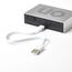 LEXON Flip Premium Digitaler Wecker Aluminium, Farbe: Aluminium, 2 image