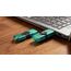 Kingston Technology DataTraveler DuoG2 USB-Stick 128 GB USB Type-A / USB Type-C 3.2 Gen 1 (3.1 Gen 1) Schwarz, Grün, Kapazität: 128 GB, 11 image