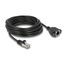 DeLOCK 90779 Netzwerkkabel Schwarz 5 m Cat6a S/FTP (S-STP) Rund, Farbe: Schwarz, Länge: 5 m